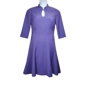 White House Black Market Womens Pearl Keyhole Fit & Flare Dress Size 6 NWT